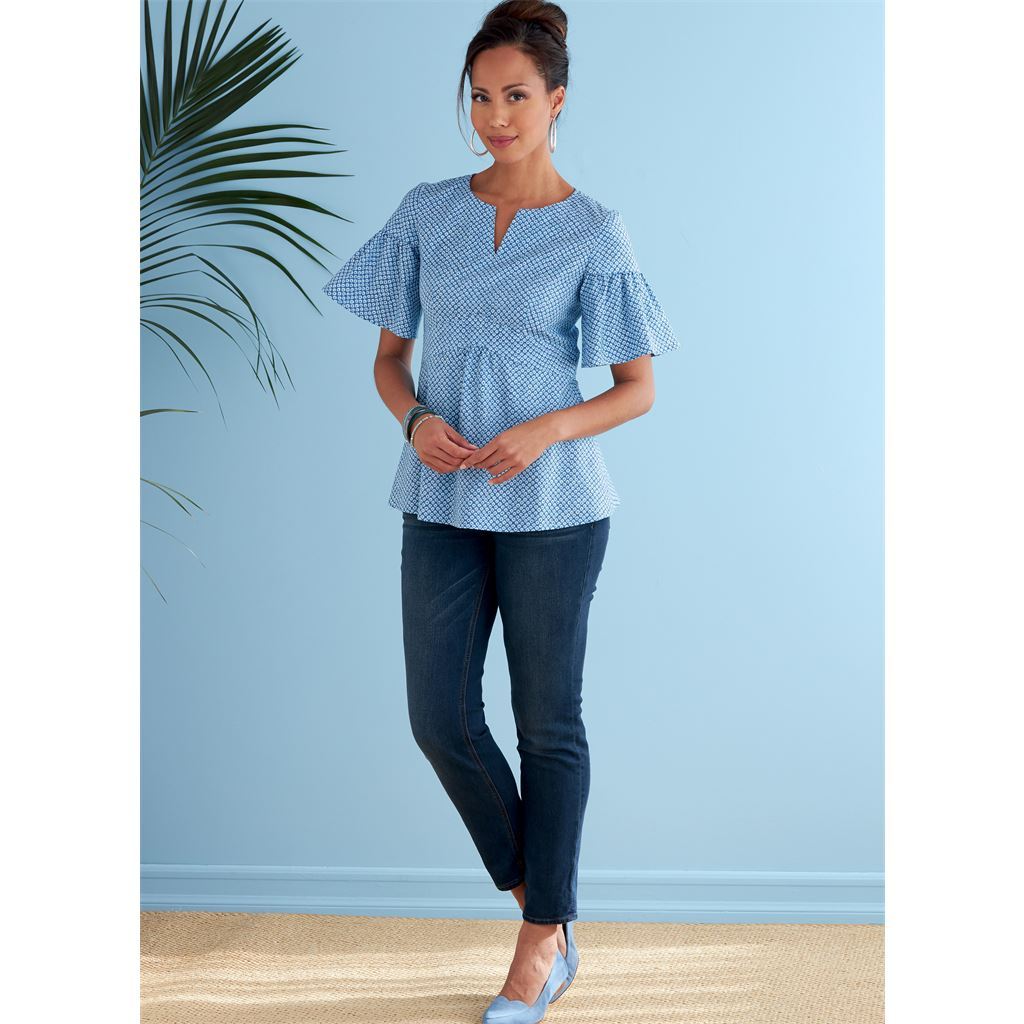 Butterick Pattern B6732 Misses Top 6732 Image 7 From Patternsandplains.com