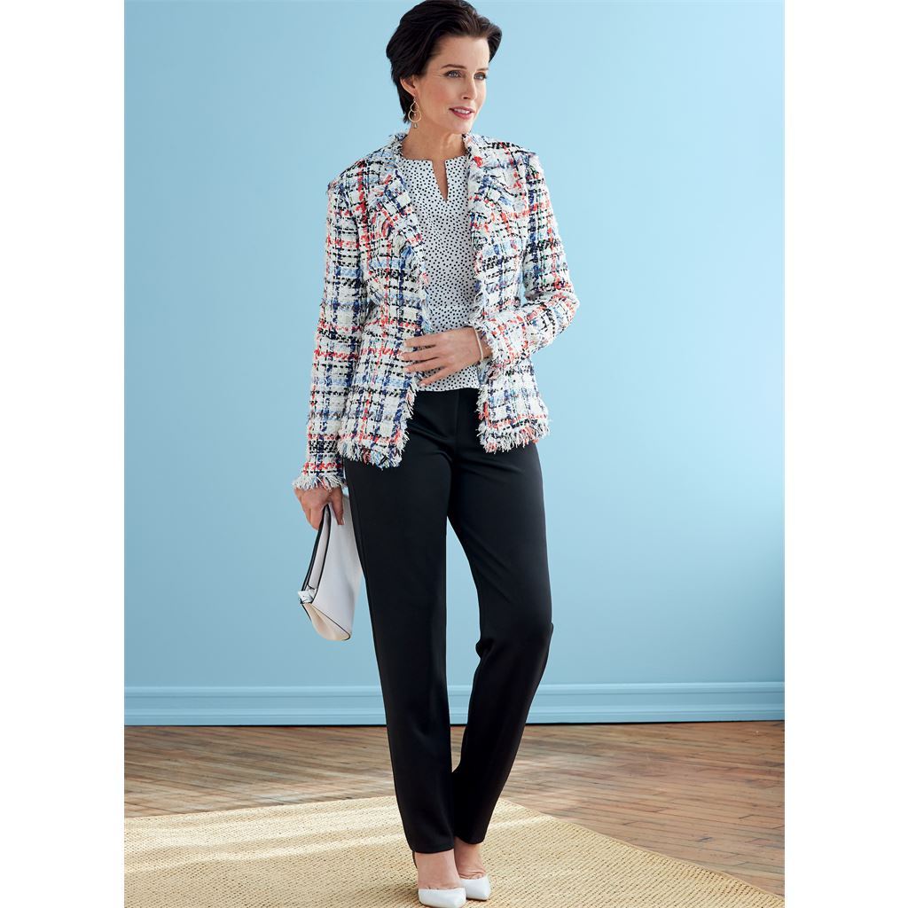 Butterick Pattern B6738 Misses Jacket Dress Top Skirt and Pants 6738 Image 6 From Patternsandplains.com