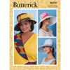 Butterick Pattern B6741 Misses Hats With Ribbon Flowers and Bow 6741 Image 1 From Patternsandplains.com