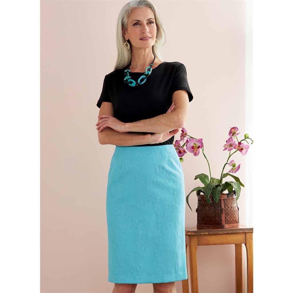 Butterick Pattern B6746 Misses Straight Skirts and Belt 6746 Image 2 From Patternsandplains.com