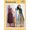 Butterick Pattern B6749 Misses Gathered Waist Skirts 6749 Image 1 From Patternsandplains.com