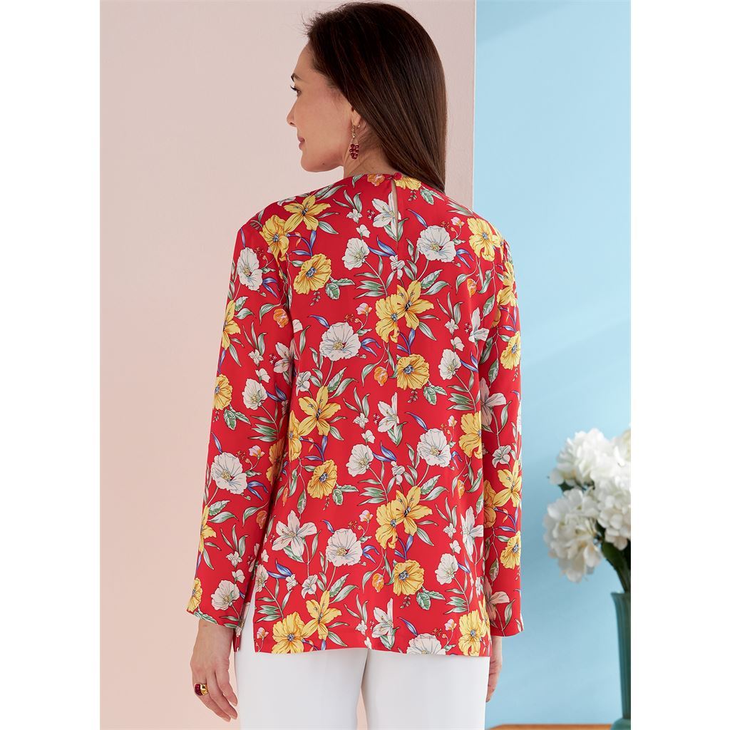 Butterick Pattern B6751 Misses Misses Petite Pullover Tops 6751 Image 6 From Patternsandplains.com