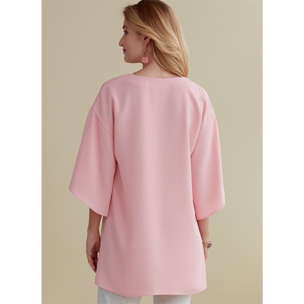 Butterick Pattern B6769 MISSES TOP TUNIC and CAFTAN 6769 Image 10 From Patternsandplains.com