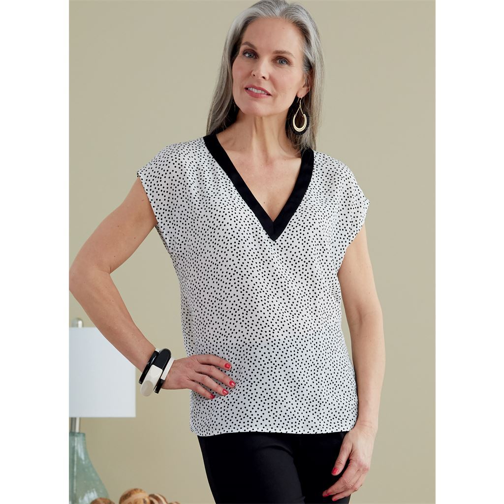 Butterick Pattern B6769 MISSES TOP TUNIC and CAFTAN 6769 Image 4 From Patternsandplains.com