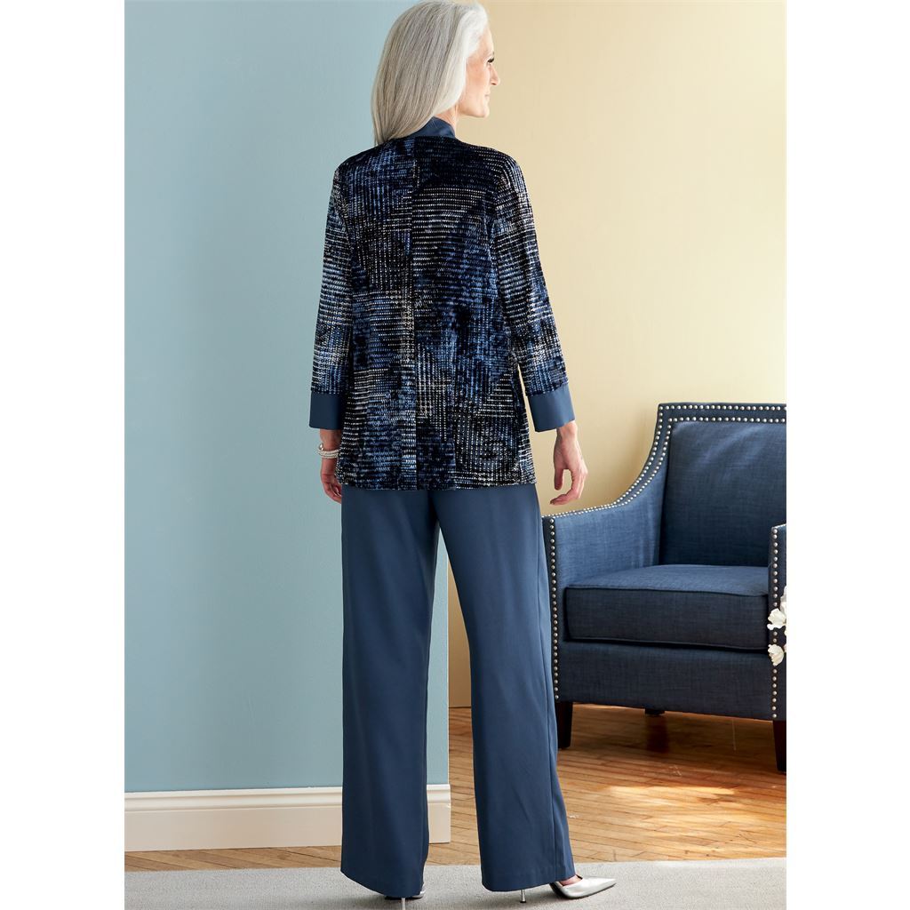 Butterick Pattern B6796 Misses Jacket Dress Top Skirt and Pants 6796 Image 9 From Patternsandplains.com