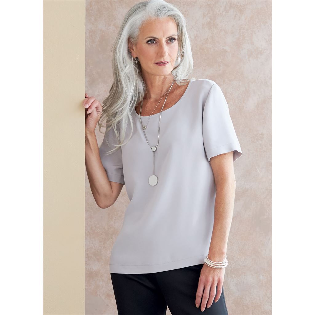 Butterick Pattern B6797 Misses and Misses Petite Scoop neck Tops 6797 Image 4 From Patternsandplains.com