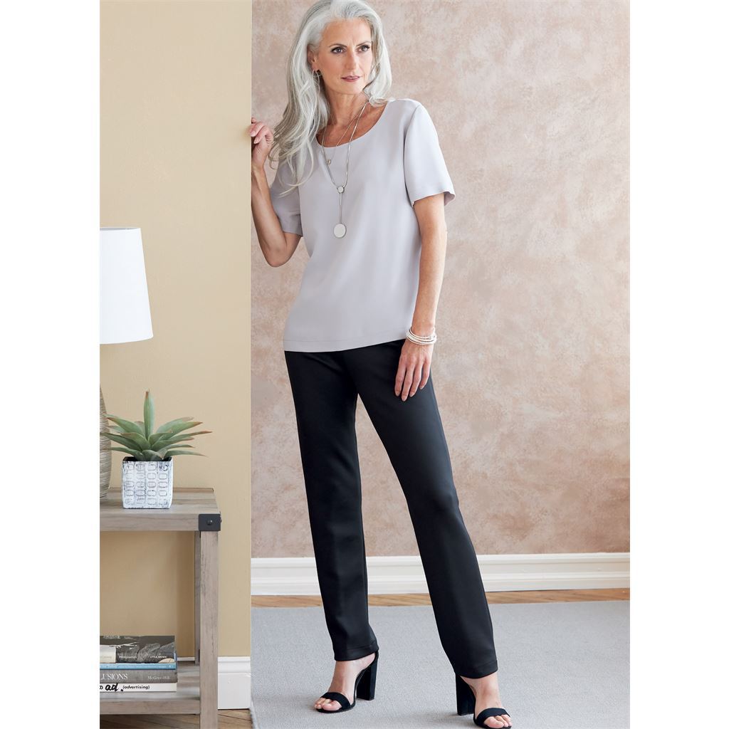 Butterick Pattern B6797 Misses and Misses Petite Scoop neck Tops 6797 Image 7 From Patternsandplains.com