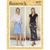 Butterick Pattern B6799 Misses and Misses Petite Bias A Line Skirt 6799 Image 1 From Patternsandplains.com