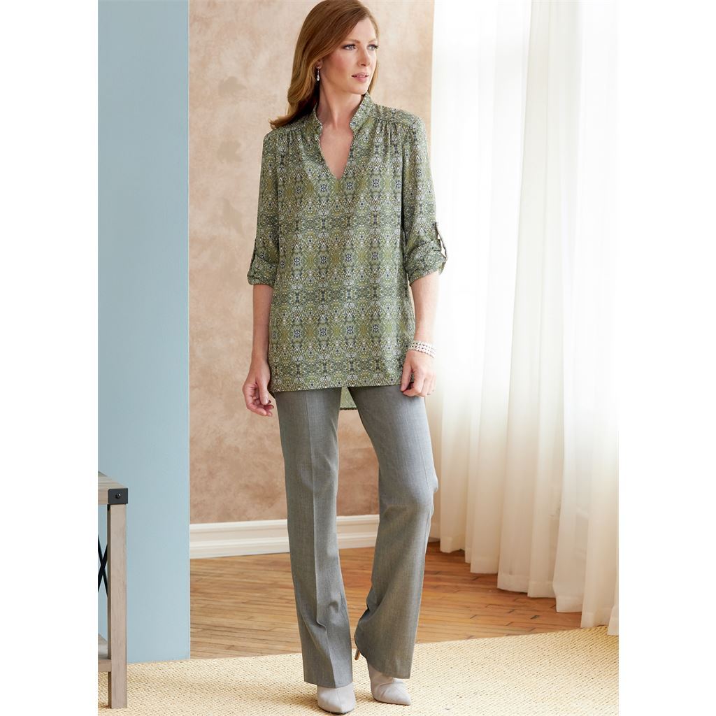 Butterick Pattern B6801 Misses and Womens Tucked Or Gathered Top 6801 Image 5 From Patternsandplains.com