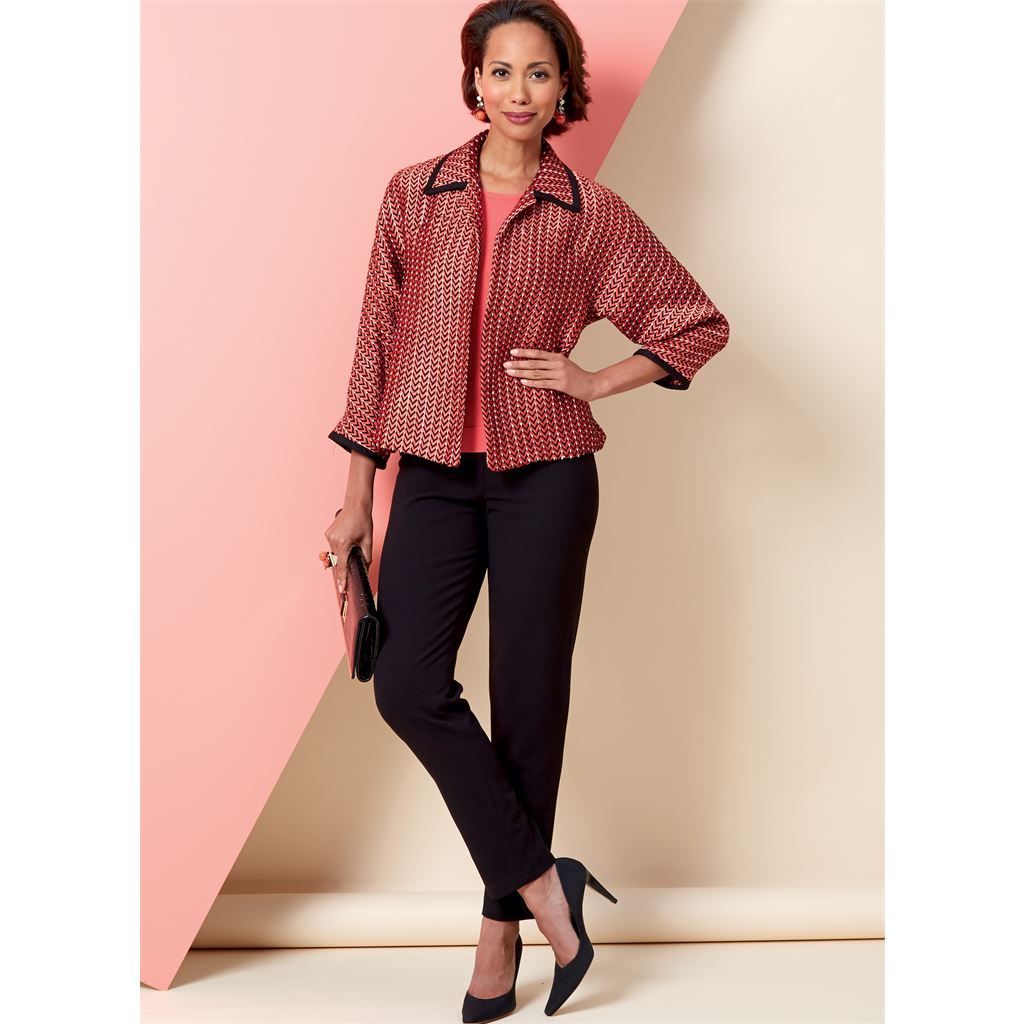 Butterick Pattern B6802 Misses Jacket Dress and Pants 6802 Image 6 From Patternsandplains.com