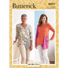 Butterick Pattern B6817 Misses Top 6817 Image 1 From Patternsandplains.com
