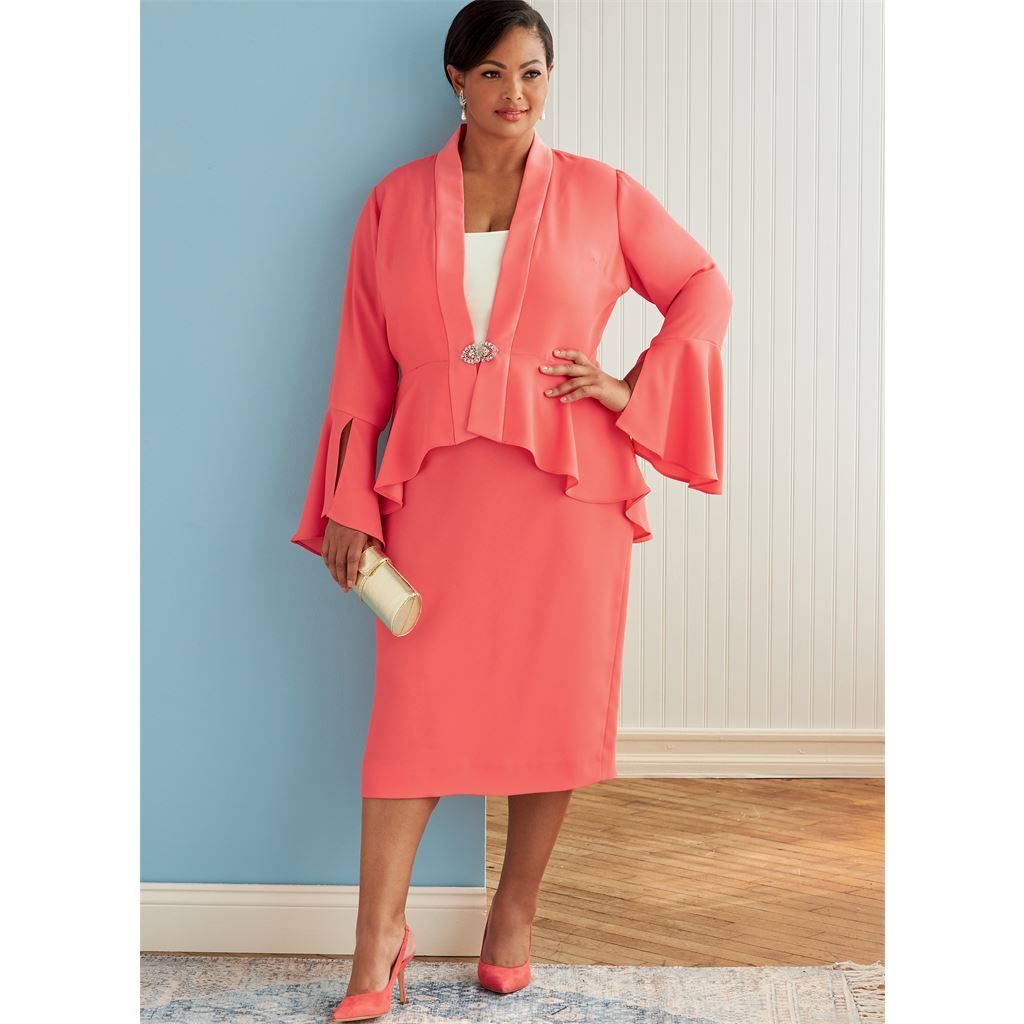 Butterick Pattern B6821 Misses and Womens Jacket and Skirt 6821 Image 2 From Patternsandplains.com