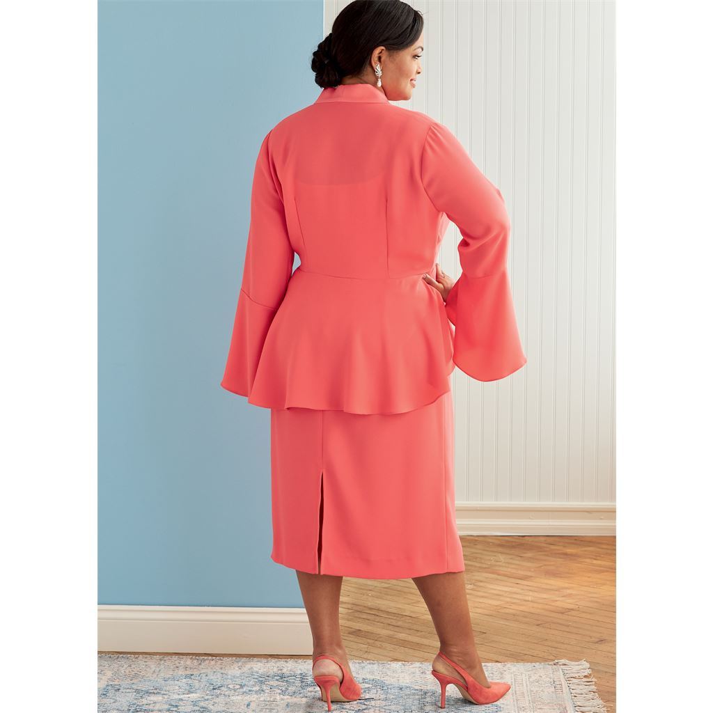 Butterick Pattern B6821 Misses and Womens Jacket and Skirt 6821 Image 5 From Patternsandplains.com