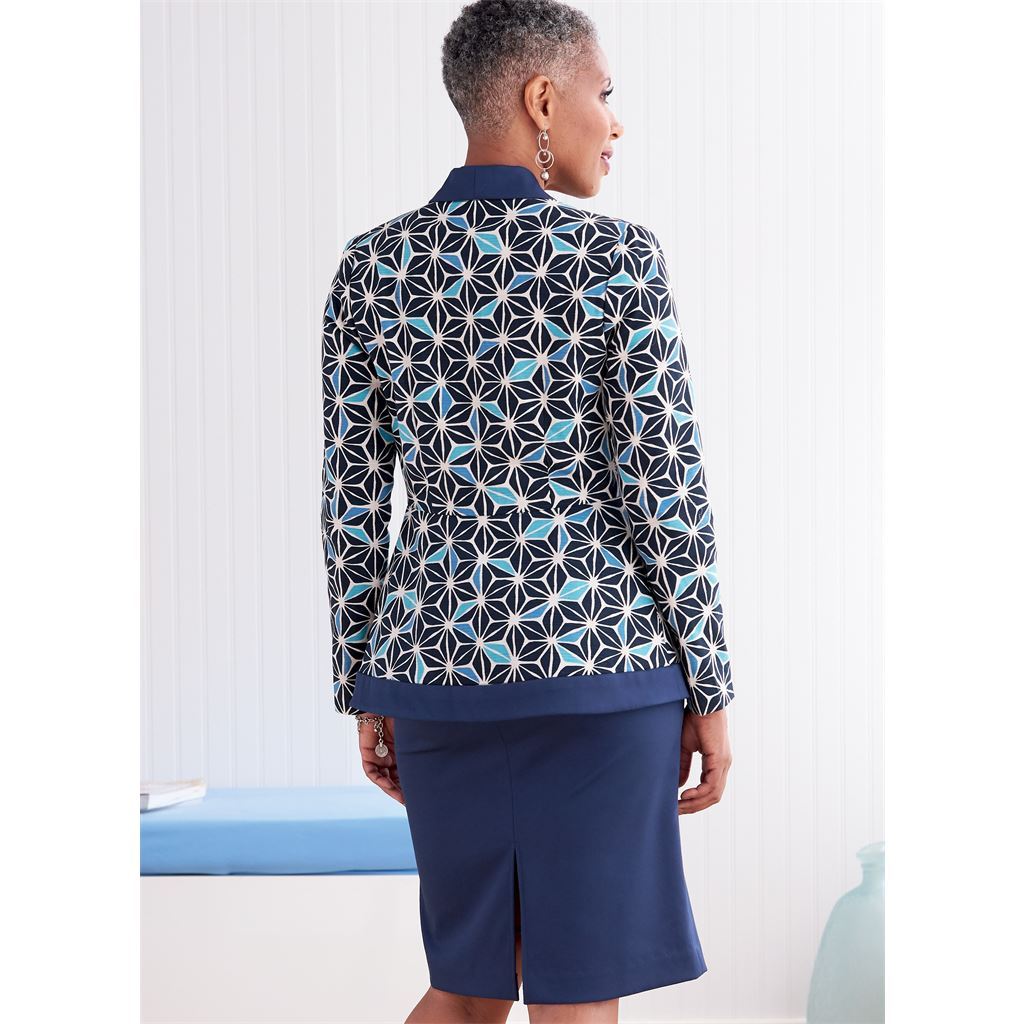 Butterick Pattern B6821 Misses and Womens Jacket and Skirt 6821 Image 6 From Patternsandplains.com