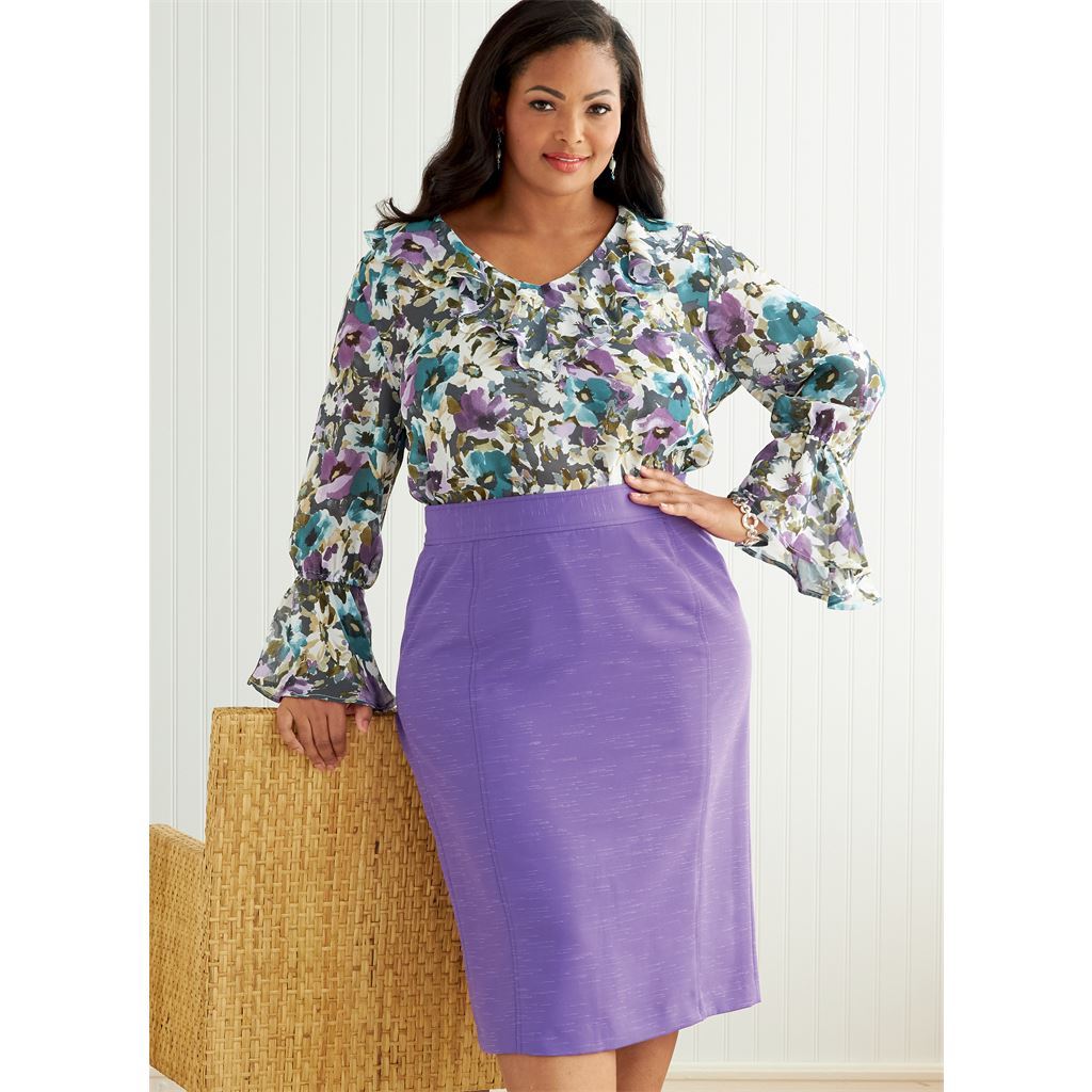 Butterick Pattern B6836 Womens Skirt and Belt 6836 Image 3 From Patternsandplains.com