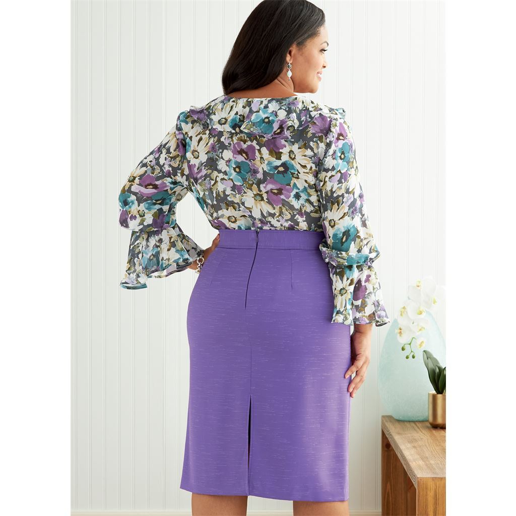 Butterick Pattern B6836 Womens Skirt and Belt 6836 Image 7 From Patternsandplains.com