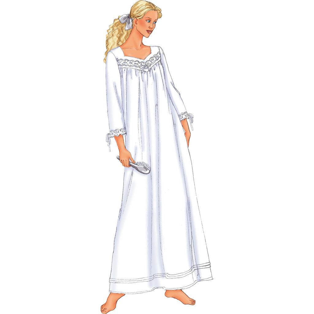 Butterick Pattern B6838 Misses Misses Petite Nightgown 6838 Image 5 From Patternsandplains.com