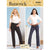 Butterick Pattern B6840 Misses and Womens Straight Leg or Boot Cut Jeans 6840 Image 1 From Patternsandplains.com