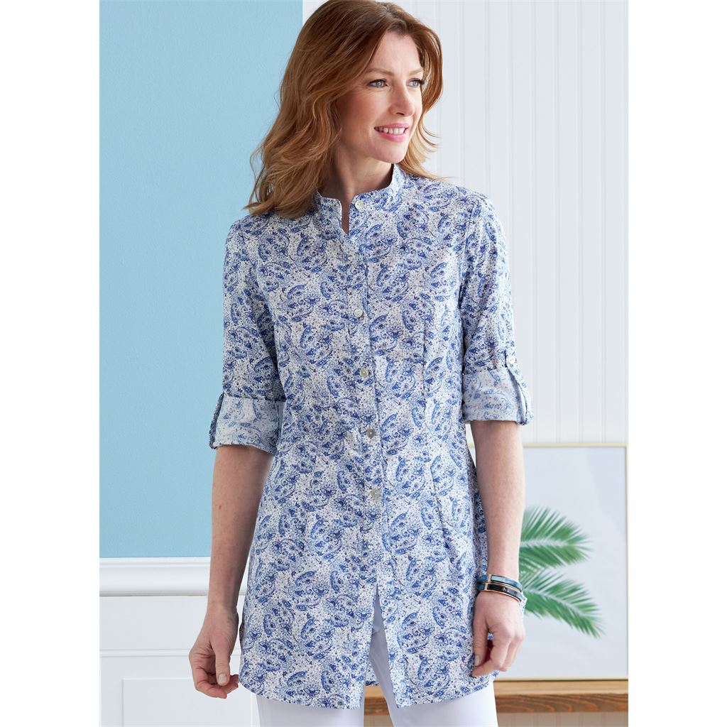 Butterick Pattern B6852 Misses Button Down Shorts With Collar Sleeve and Hem Variations 6852 Image 2 From Patternsandplains.com