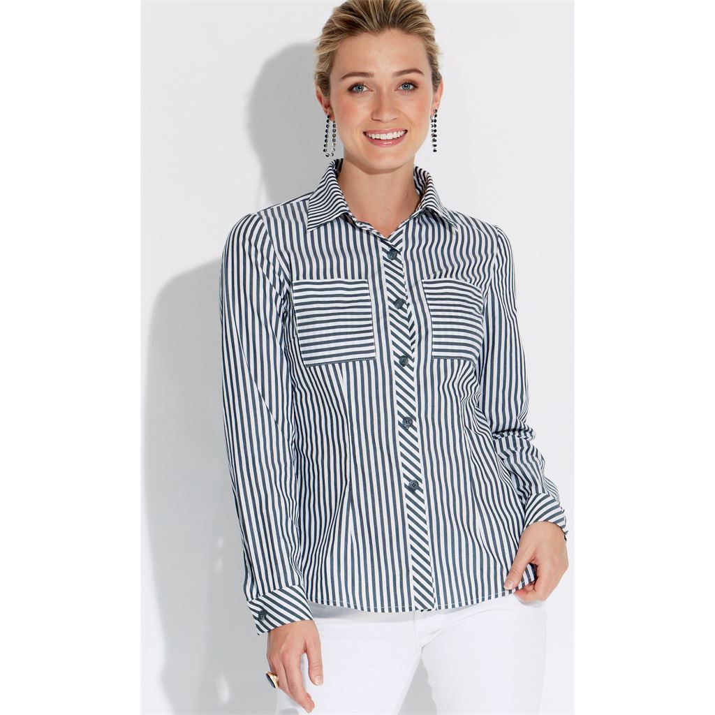 Butterick Pattern B6852 Misses Button Down Shorts With Collar Sleeve and Hem Variations 6852 Image 4 From Patternsandplains.com