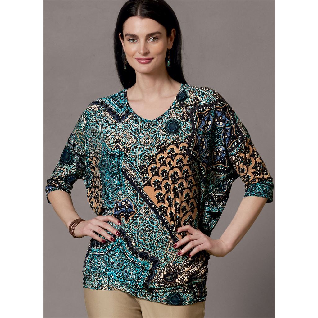 Butterick Pattern B6854 Misses Tops and Tunic 6854 Image 4 From Patternsandplains.com