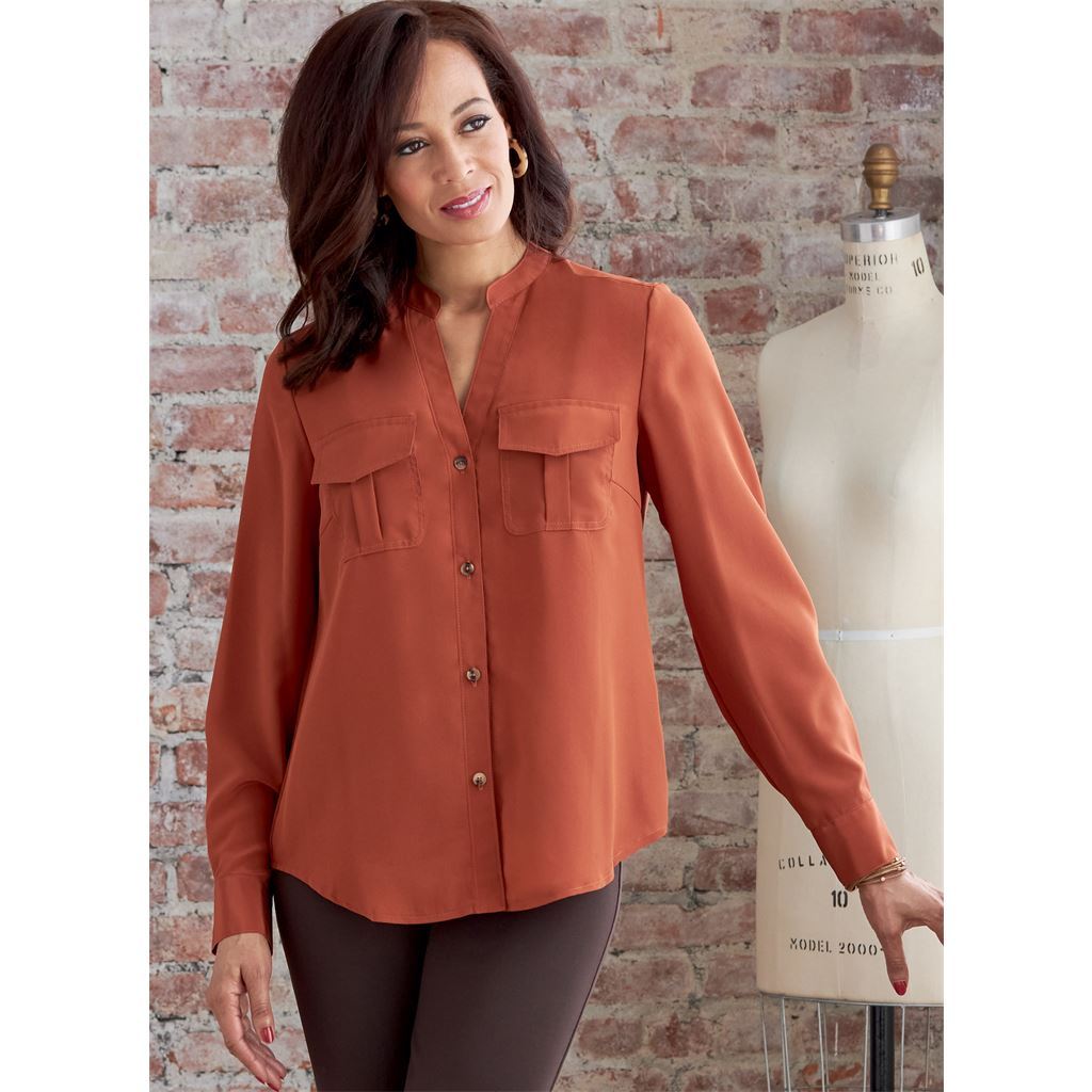 Butterick Pattern B6856 Misses Top 6856 Image 4 From Patternsandplains.com