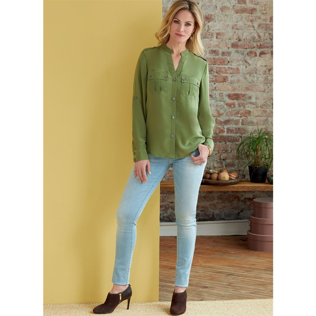 Butterick Pattern B6856 Misses Top 6856 Image 5 From Patternsandplains.com