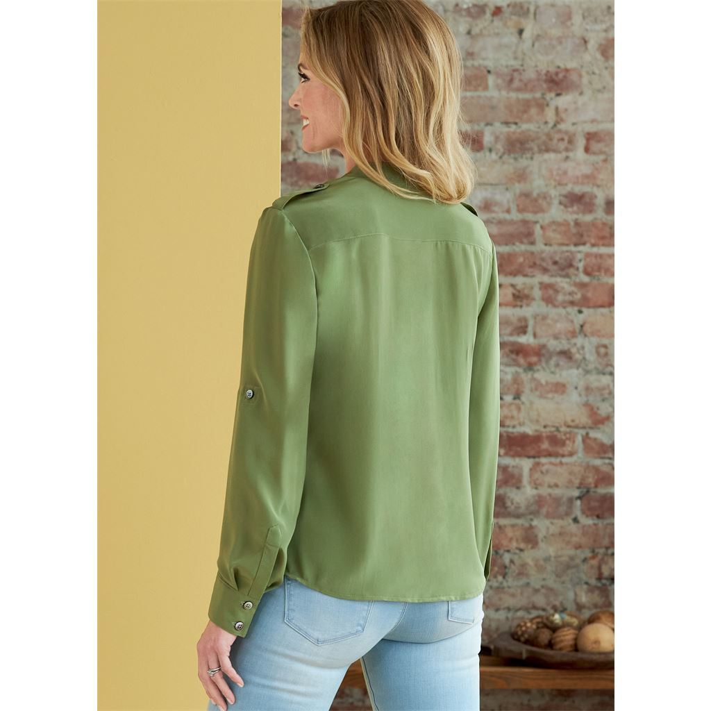 Butterick Pattern B6856 Misses Top 6856 Image 7 From Patternsandplains.com