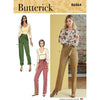 Butterick Pattern B6864 Misses Pants and Sash 6864 Image 1 From Patternsandplains.com