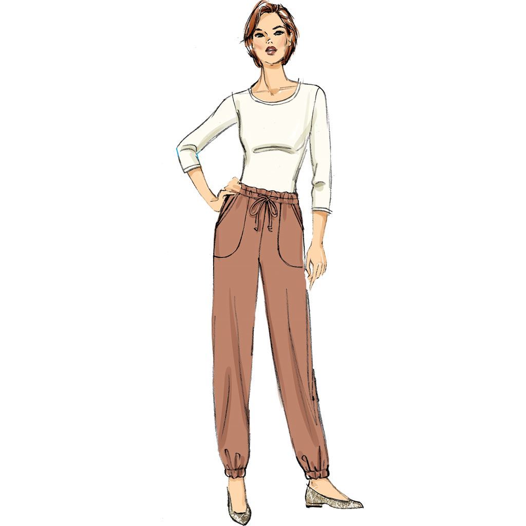 Butterick Pattern B6865 Misses Pants 6865 Image 4 From Patternsandplains.com