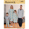 Butterick Pattern B6867 Misses Mens Childrens Boys Girls Top Tunic and Pants 6867 Image 1 From Patternsandplains.com