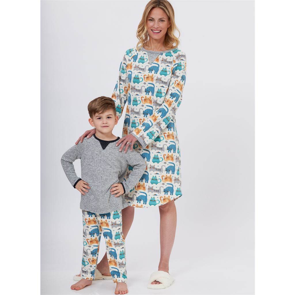 Butterick Pattern B6867 Misses Mens Childrens Boys Girls Top Tunic and Pants 6867 Image 4 From Patternsandplains.com