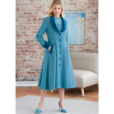 Butterick Pattern B6868 Misses and Womens Coat and Dress 6868 Image 2 From Patternsandplains.com