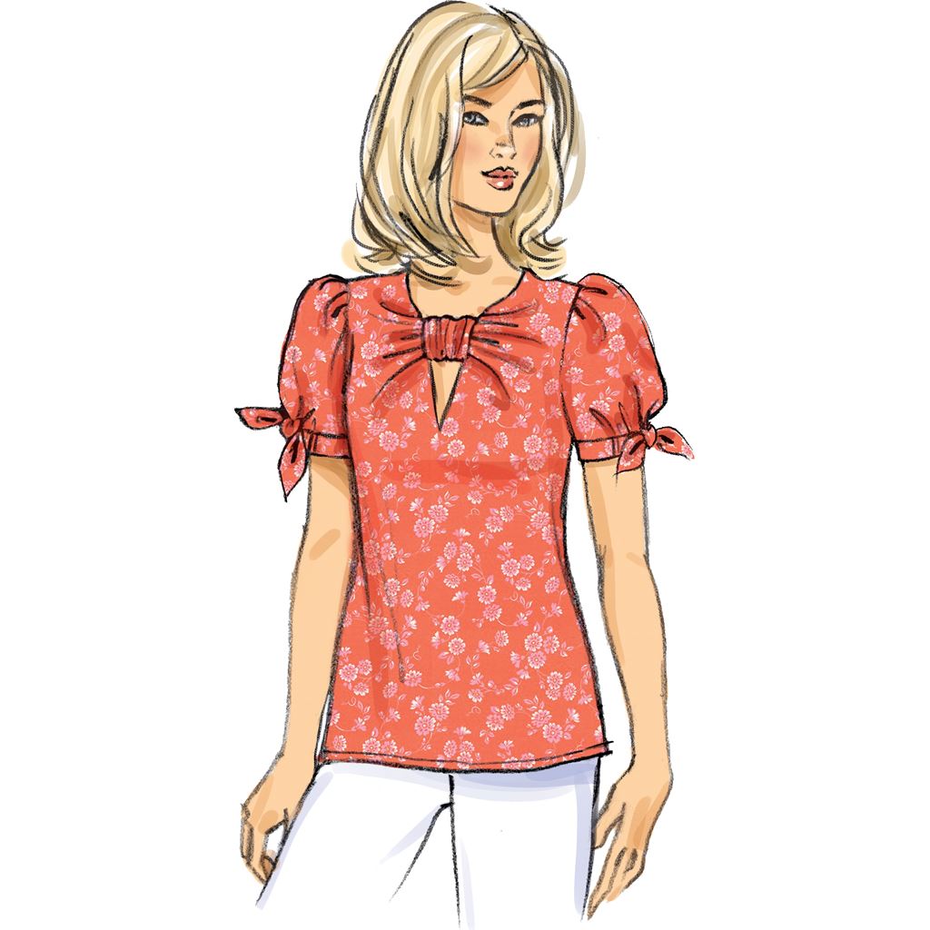 Butterick Pattern B6876 Misses Tunic with Sash and Top 6876 Image 4 From Patternsandplains.com