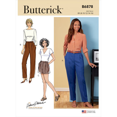 Butterick Pattern B6878 Misses Pants and Shorts 6878 Image 1 From Patternsandplains.com