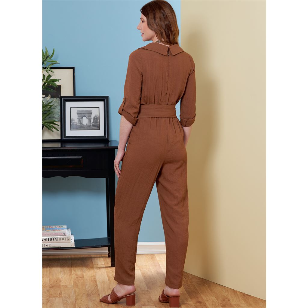 Butterick Pattern B6881 Misses Jumpsuit Sash and Belt 6881 Image 5 From Patternsandplains.com