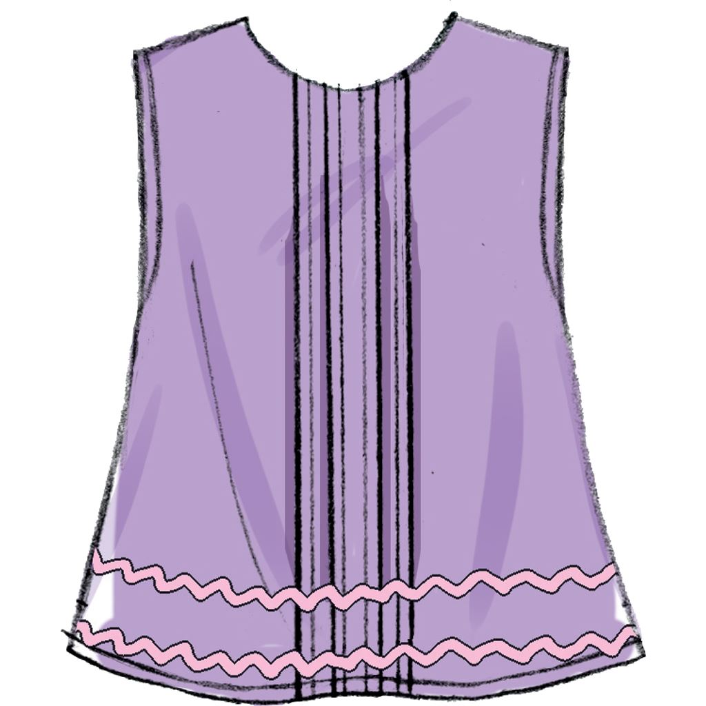 Butterick Pattern B6884 Infants Top and Panties 6884 Image 5 From Patternsandplains.com