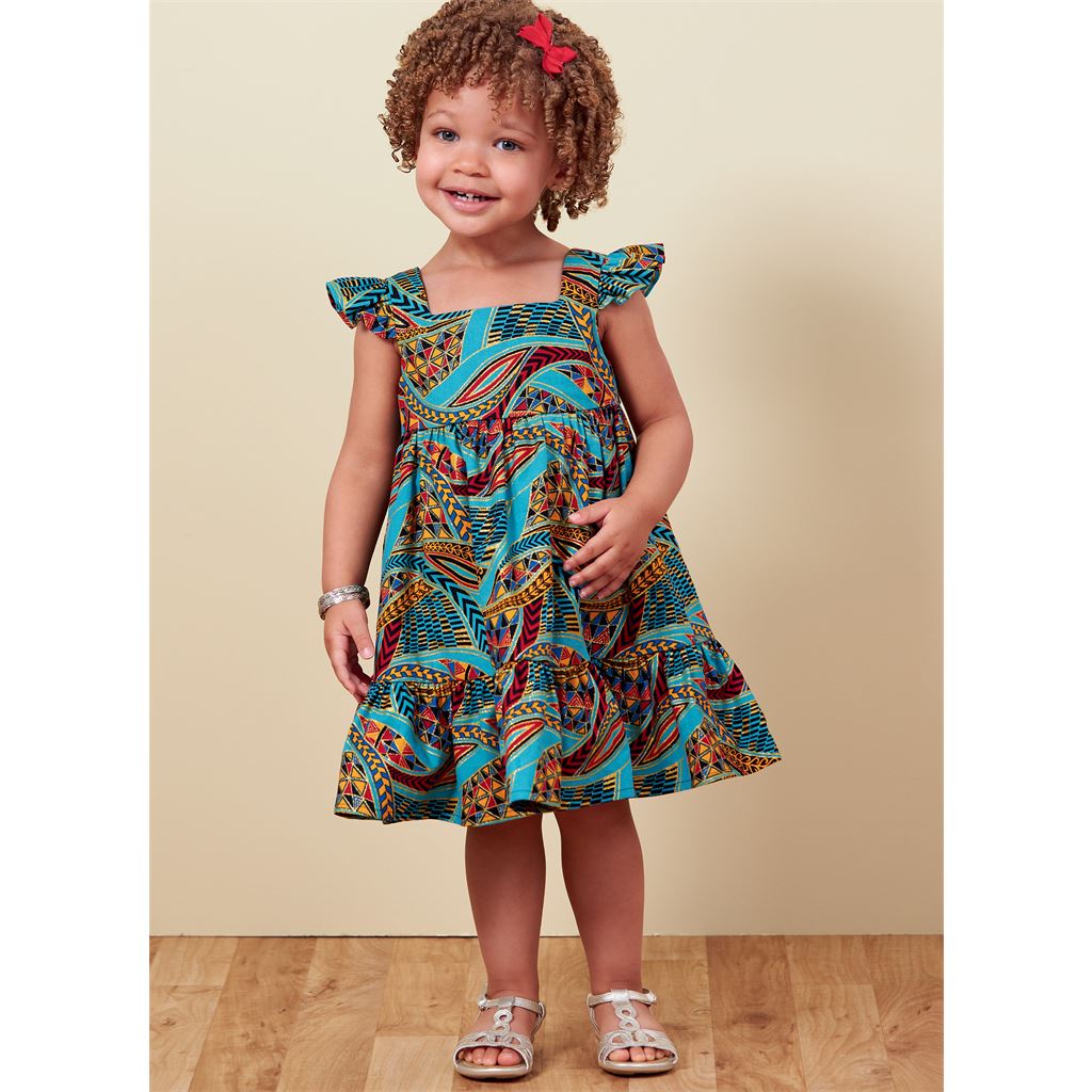 Butterick Pattern B6885 Toddlers Dress 6885 Image 6 From Patternsandplains.com