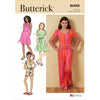 Butterick Pattern B6888 Girls Dress Jumpsuit Romper and Sash 6888 Image 1 From Patternsandplains.com