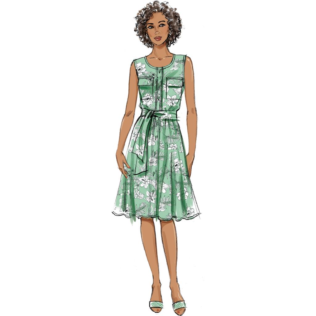 Butterick Pattern B6890 Misses Dress Jumpsuit and Sash 6890 Image 4 From Patternsandplains.com