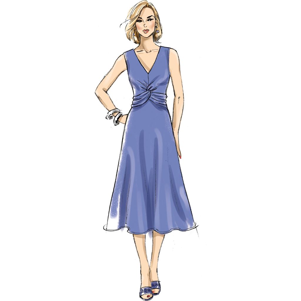 Butterick Pattern B6893 Misses Dress and Jumpsuit 6893 Image 4 From Patternsandplains.com