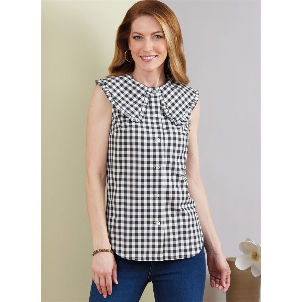 Butterick Pattern B6895 Misses Top 6895 Image 2 From Patternsandplains.com