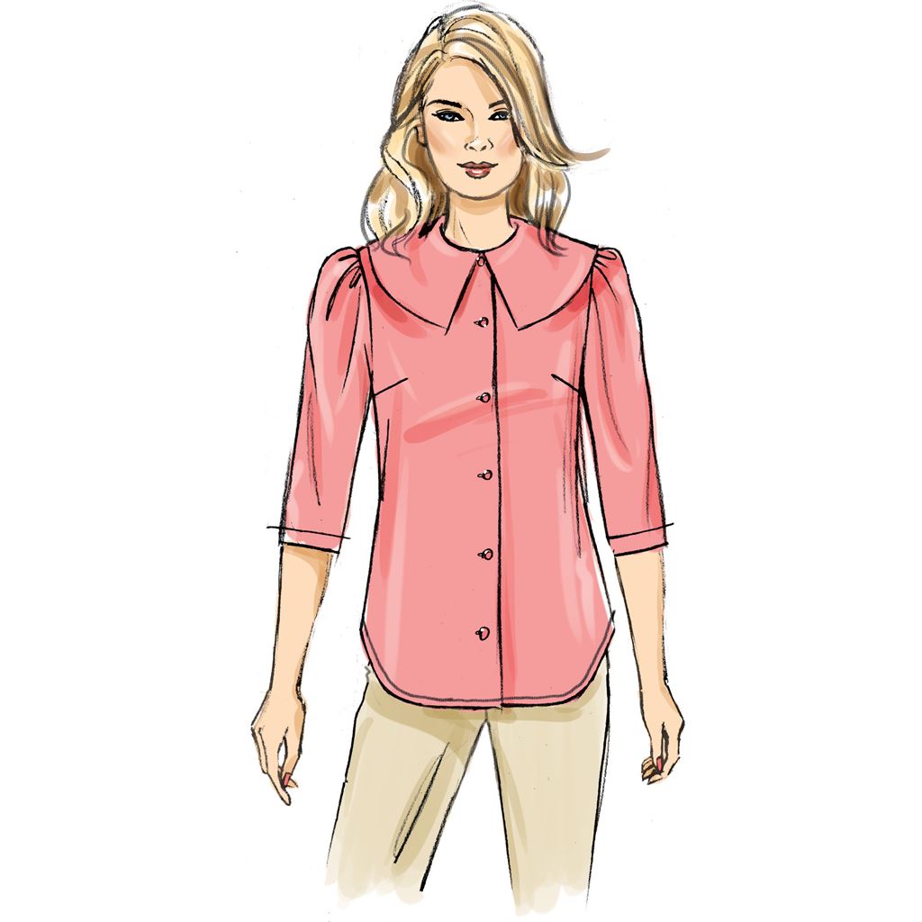 Butterick Pattern B6895 Misses Top 6895 Image 4 From Patternsandplains.com