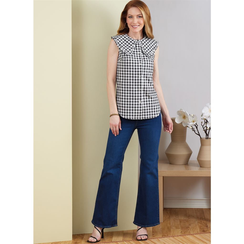 Butterick Pattern B6895 Misses Top 6895 Image 5 From Patternsandplains.com