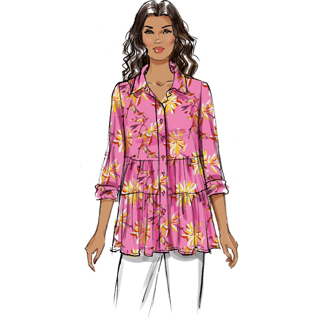 Butterick Pattern B6897 Misses Top 6897 Image 4 From Patternsandplains.com