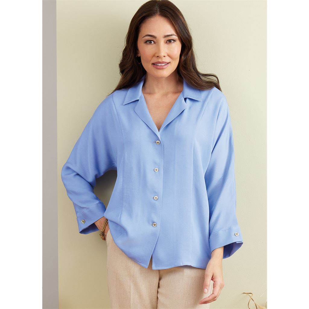 Butterick Pattern B6898 Misses Top 6898 Image 2 From Patternsandplains.com