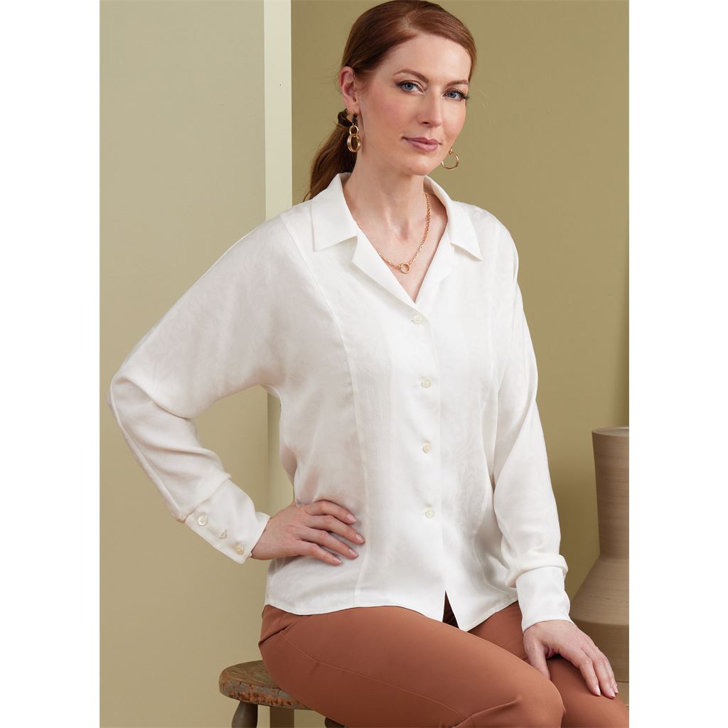 Butterick Pattern B6898 Misses Top 6898 Image 4 From Patternsandplains.com