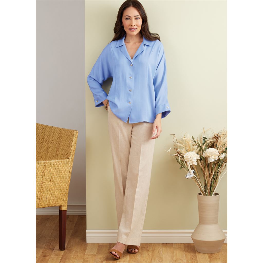 Butterick Pattern B6898 Misses Top 6898 Image 5 From Patternsandplains.com