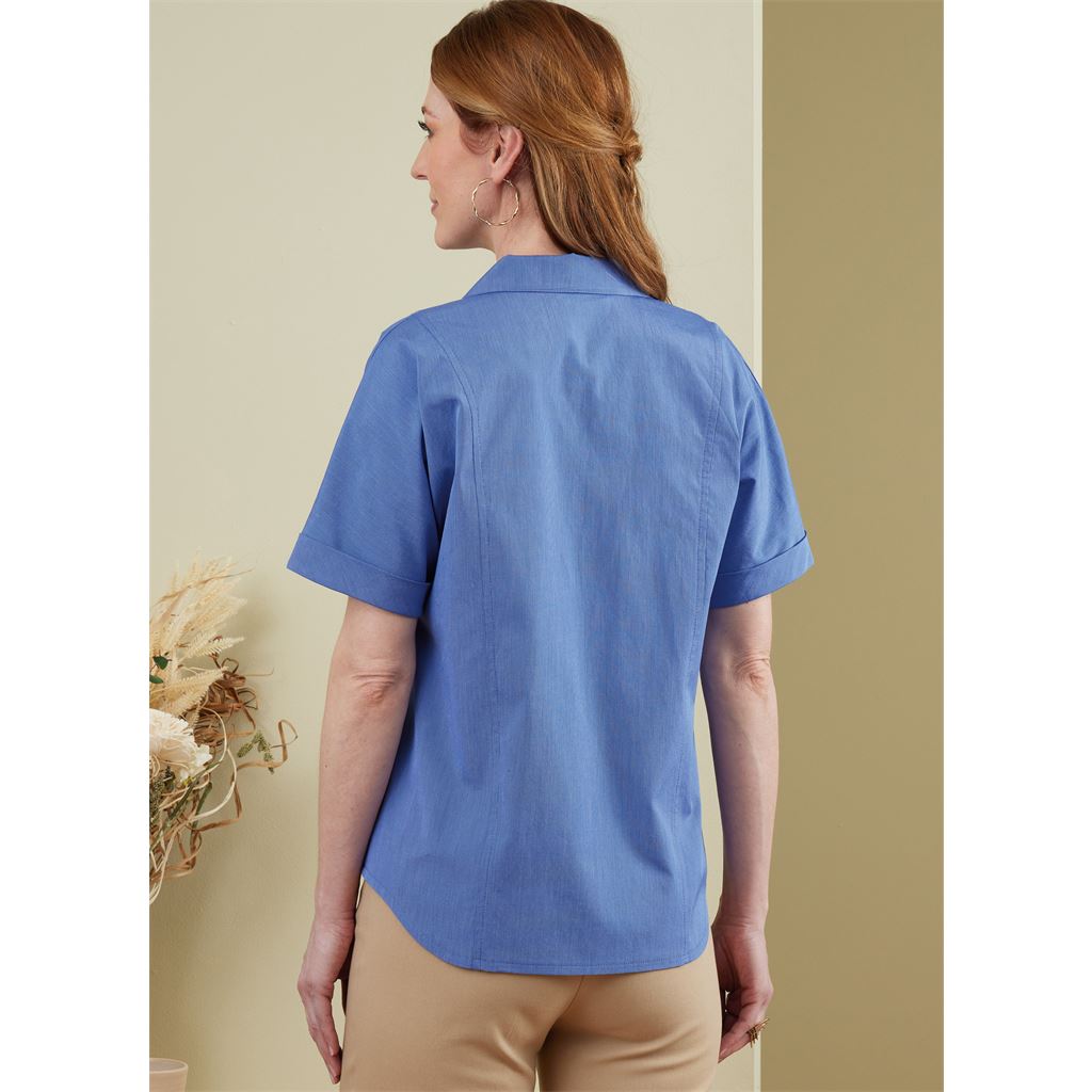 Butterick Pattern B6898 Misses Top 6898 Image 9 From Patternsandplains.com