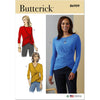 Butterick Pattern B6909 Misses Knit Top 6909 Image 1 From Patternsandplains.com